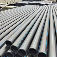 Tuyau droit en HDPE DN90 DN125 DN180 pour la construction