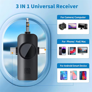 2 2.4G USB portatile Mini senza fili Lavalier microfono Mobile per la macchina fotografica del telefono <span class=keywords><strong>PC</strong></span> Live streaming di registrazione con la riduzione del rumore - Product Image 4