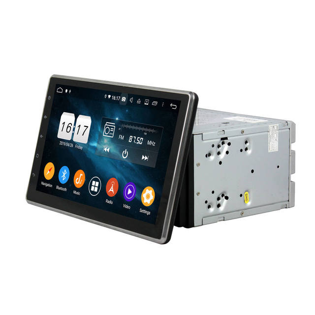 Android 10.0 2 Din Universal Car Audio with Touch Screen UP/down Angle Octa Core PX5 10.1 Inch DSP Carplay Car Dvd Player Stereo