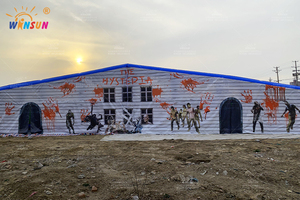 Winsun khổng lồ juegos Inflatable Mê Cung Inflatable Laser <span class=keywords><strong>tag</strong></span> Inflatable ma ám Nhà lều cho Halloween - Product Image 3