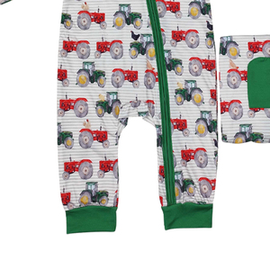 RTS ชุดหมีพิมพ์ลายทางสีน้ำเงินสำหรับเด็กทารกเด็กผู้ชายชุดหมีแขนยาวสำหรับเด็กทารกเด็กผู้หญิง - Product Image 3