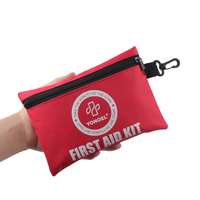 Mini trousse de premiers soins, petite trousse de premiers soins d'urgence avec ciseaux pour les voyages, la maison, le bureau, le véhicule, le camping, le lieu de travail et les activités de plein air