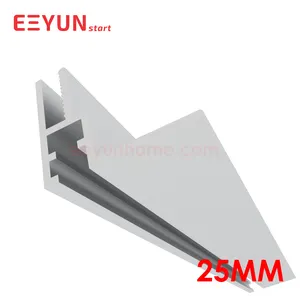 Customization Manufacturer 25MM 6063 6061 Extrusion Aluminum Profile Frameless For Fabric Textile Lightbox