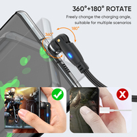 Kabel USB-C Transfer Data pengisi daya Cepat magnetik ponsel pintar All in One Upgrade terbaru USB-A untuk iPhone Samsung