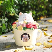 Urne funéraire pour animaux de compagnie la mieux notée avec accessoires et fournitures funéraires, et pot commémoratif pour cendres de petits animaux (chats, chiens)