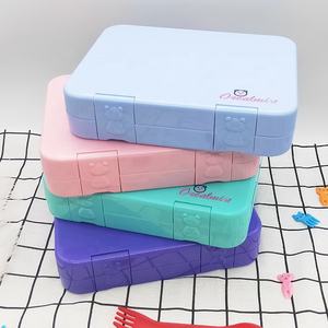 Pofunuo-fiambrera portátil a prueba de derrames, caja de almacenamiento de material de plástico, bpa, compartimiento libre, el más vendido, <span class=keywords><strong>2022</strong></span> - Product Image 2