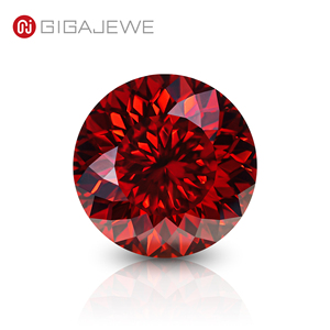 GIGAJEWE <span class=keywords><strong>Nova</strong></span> Màu Đỏ Bồ Đào Nha Cắt Tròn Lỏng Moissanite Cho Bộ Trang Sức - Product Image 1