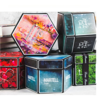 Boîte Cadeau Exquise Personnalisée Recyclable Surprise Party Love Explosion Box Cadeau Explosion pour Anniversaire Scrapbook DIY Album Photo