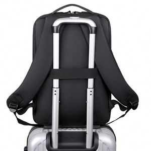 Custom Geometric Pattern Business <b>Backpacks</b> for Corporate Gifts Durable Professional Design Logo Printing for Employees Clients - Product Image 6