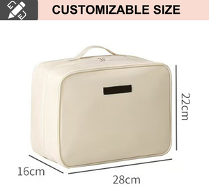 Bolsa Organizadora de Zapatos de Viaje con Asa y Cubierta de Malla con Cierre, Cubo de Embalaje Ligero para Sandalias, Zapatos Planos, Pantuflas y Tacones, Azul - Product Image 2