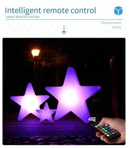 Lustre <span class=keywords><strong>LED</strong></span> en forme d'étoile avec télécommande colorée, étanche IP65, pour décorations <span class=keywords><strong>de</strong></span> Noël en extérieur, centres commerciaux, places publiques - Product Image 4