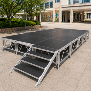 Plataforma de Escenario Impermeable para Interiores y Exteriores, para Conciertos, Desfiles de Moda, Bodas, Escenario de Aluminio para Eventos - Product Image 1