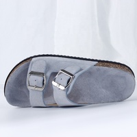 Sandales en daim microfibre pour femmes en gros avec semelle intérieure en mousse à mémoire de forme