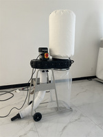 Dépoussiéreur de 750w monté dans un sac à force industrielle, adapté aux environnements de travail du bois et contrôle complet de la sciure de bois