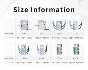 BMS Inteligente ANT 7-16S 170A 425A 16S <span class=keywords><strong>48V</strong></span> para Baterías de Iones de Litio LIPO4 LIFEPO4 3.2V, BMS de Alta Potencia para Motocicletas y Motores Eléctricos - Product Image 4