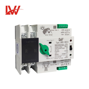 Commutateur <span class=keywords><strong>de</strong></span> transfert <span class=keywords><strong>automatique</strong></span> à double alimentation LW ATS Din Rail pour <span class=keywords><strong>solaire</strong></span> 4P 100A - Product Image 2
