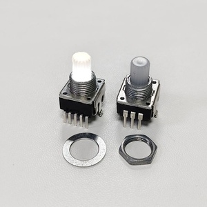New EC12 Encoder with White LED Illuminated Shaft, <b>Push</b>-<b>button</b> <b>Switch</b>, 24 PPR, Suitable for Electronic and Electrical Encoders. - Product Image 4