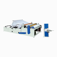 Machine de rebobinage de rouleau de papier toilette entièrement automatique de haute qualité