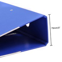 Foska A4 FC 55mm et 75mm de largeur arrière Classeur à levier multi-usage pour l'archivage de bureau avec classeur à levier de 2 pouces et 3 pouces