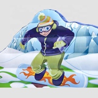 Planche de neige mécanique gonflable Offre Spéciale/jeu de sport machine de planche de surf gonflable/jeu de simulateur de surf gonflable