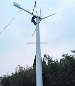 กังหันลมปรับแต่งได้สำหรับใช้ในบ้าน 10kw 20kw 50kw กังหันลมกำลังสูงแบบแกนนอน 220V 380v สำหรับบ้านและฟาร์ม - Product Image 2