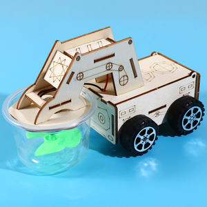 Voiture jouet bricolage aspirateur puzzle 3D Mars Physique Jouets pour enfants faits à la main Creative make wood science toys - Product Image 1