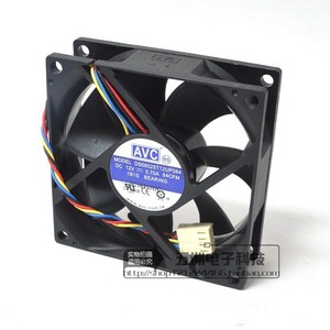 AVC DS08025T12UP084 80x80x25mm DC12V 0.7A Ball Bearing CPU Cooling Fan <b>Computer</b> <b>Case</b> - Product Image 1