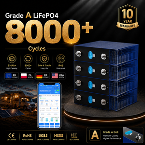 พารากอน - แบตเตอรี่ LiFePO4 เกรด DIY รุ่น EVEMB31 314Ah 3.2V สำหรับผู้ผลิต ESS ชุดแบตเตอรี่ OEM ประกอบสำเร็จ มีสินค้าใน EU จำหน่ายจำนวนมาก จัดส่งแบบ DDP - Product Image 1