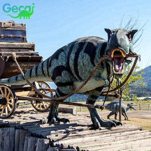 Gecai parc à thème jurassique réaliste grandeur nature animatronique t-rex dinosaure à vendre - Product Image 6