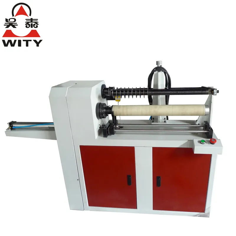 Otomatik kağıt boru ana kesme makinesi kağıt boru kesici makinesi