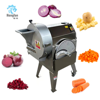 Máquina Comercial de Alta Velocidad para Cortar y Rebanar Verduras con Motor DC, Picadora Rebanadora de Vegetales de Alta Velocidad para Restaurantes