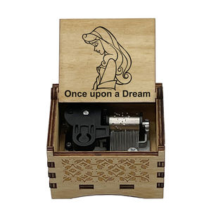 <span class=keywords><strong>Érase</strong></span> <span class=keywords><strong>una</strong></span> <span class=keywords><strong>vez</strong></span> un sueño princesa durmiente caja de música de madera viento movimiento de música especial lindo regalo de madera para amigos cumpleaños familiar - Product Image 1