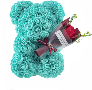 Oso de Rosas, Regalo de San Valentín o Cumpleaños, Oso de Rosas de Flores Eternas de PE, Regalo para Novio y Novia - Product Image 6