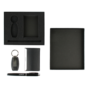 Vente en gros coffrets de cadeaux d'affaires promotionnels coffrets de cadeaux d'entreprise avec carte postale/stylo/porte-clés pour hommes et femmes - Product Image 2