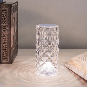 LED Rose <strong>Table</strong> <strong>Lamp</strong> CCT 16 Colors Changing Light Touch Control RGB Shine Rose <strong>Crystal</strong> <strong>Lamp</strong> - Product Image 6
