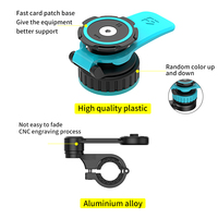 Support Téléphone SMNU à Suspension Magnétique et Amorti, Fixation Rapide, pour Vélo et Moto