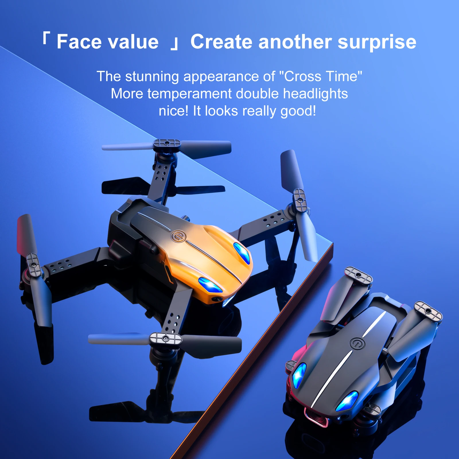 KY907 PRO Drone, f face value j create another surprise the stunning appearance of "