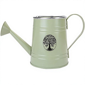 Arrosoir de jardin de seau de fleur en métal pour l'arrosoir décoratif de décor de jardin à la maison - Product Image 3