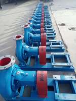 ZS grosir kualitas tinggi pompa air bubur sentrifugal Horizontal listrik Semi terbuka impeler