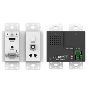 4K UHD 18gbps hdbaset <span class=keywords><strong>HDMI</strong></span>/VGA /RS232 tấm Tường Transmitter tối đa 100m hỗ trợ PoC - Product Image 5