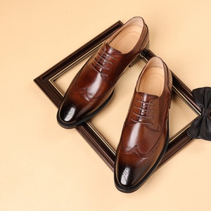 Zapatos de Vestir Formales de Otoño para Hombre <span class=keywords><strong>ENSI</strong></span>, de Cuero Genuino, Suaves, Transpirables, con Aumento de Altura, para Negocios, Impermeables, con Punta en Pico - Product Image 3