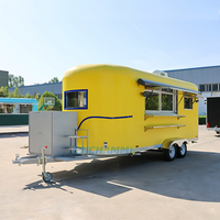 Camion de restauration mobile Chammp entièrement équipé en acier inoxydable, personnalisé, avec des caractéristiques résistantes à la rouille
