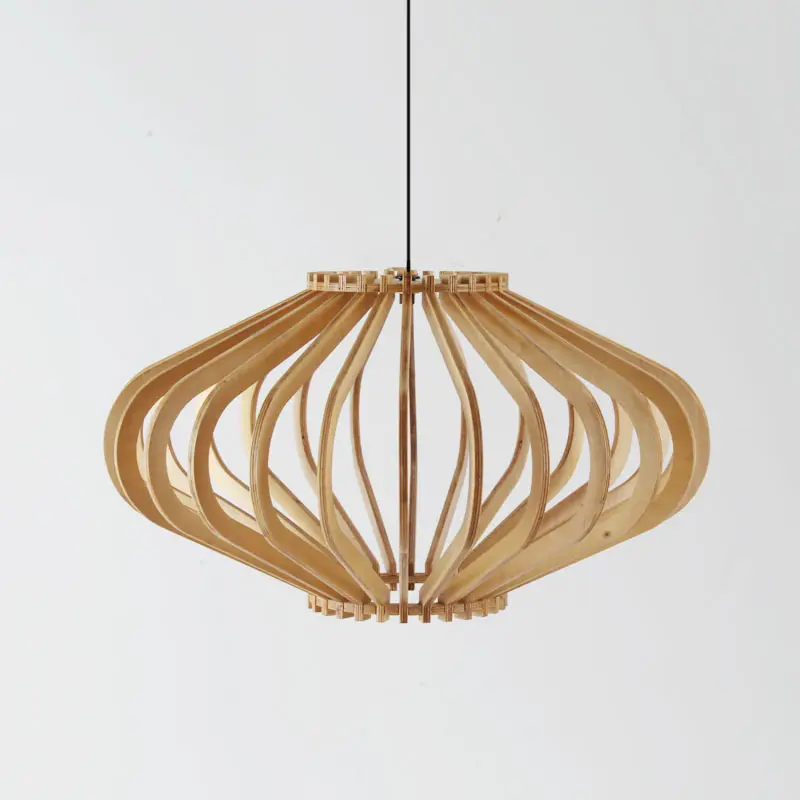 Wooden pendant light handmade best quality chandelier Natural wood pendant lamp