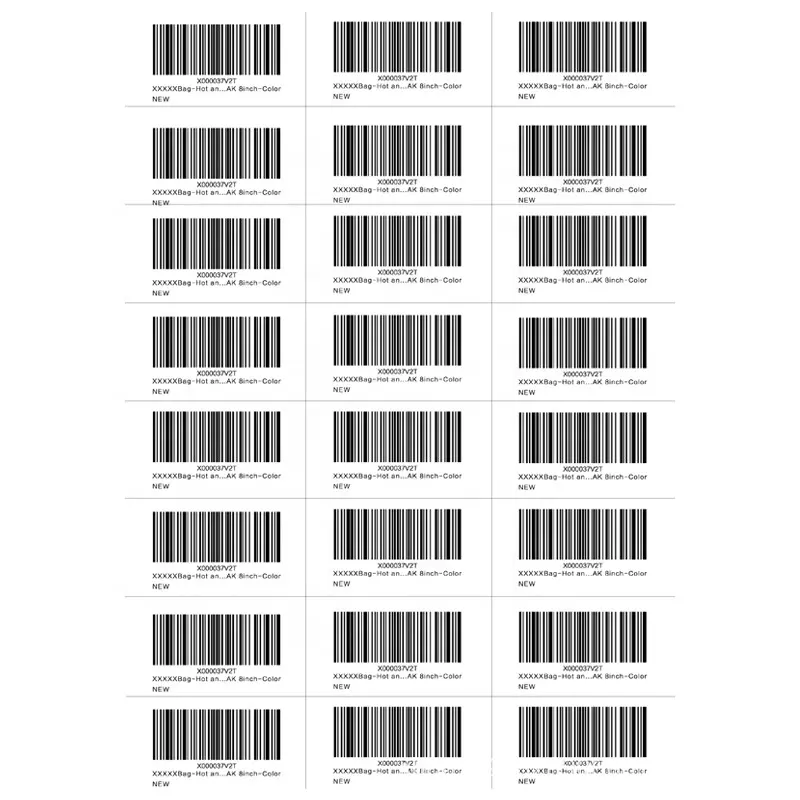 FBA-Adresseetiketten weiße Versandetiketten A4 Adresse Barcode Aufkleber Versandetikett