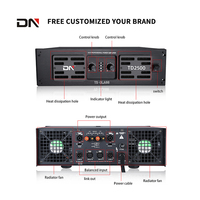 DN 2x2500W 5000W 8000W TD Amplificateur de puissance audio professionnel Amplificateur audio professionnel 10000W 2 canaux
