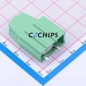 JL136HT-101601G01 Screw Terminal Block Through hole Component (THT),P=10.16mm Connector 1x1P 10.16mm Green Through Hole - Product Image 2