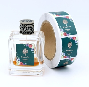 Custom Printing Adhesive Aluminum Foil Round <b>Vinyl</b> Sticker Label <b>Roll</b> for Plastic Bottle - Product Image 1