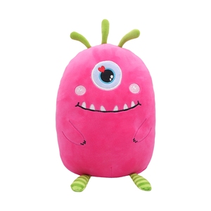 Kawaii mostro peluche peluche peluche peluche con simulazione di espressione del sorriso per bambini - Product Image 3