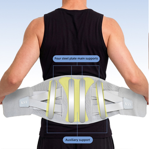 Corsetto Ortopedico di Supporto Lombare per Schiena e Colonna Vertebrale, per Uomini e Donne, con Fascia di Supporto per Vita e Addome, Imbottitura Lombare, Ideale per Palestra - Product Image 3