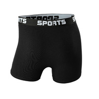 Boxers de sport élastiques taille moyenne pour hommes, taille européenne, américaine, crossfit, taille mi-haute, respirant, crossfit, gym